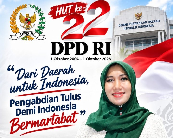 HUT ke-22 DPD RI, Ning Lia: Dari Daerah untuk Indonesia yang Bermartabat