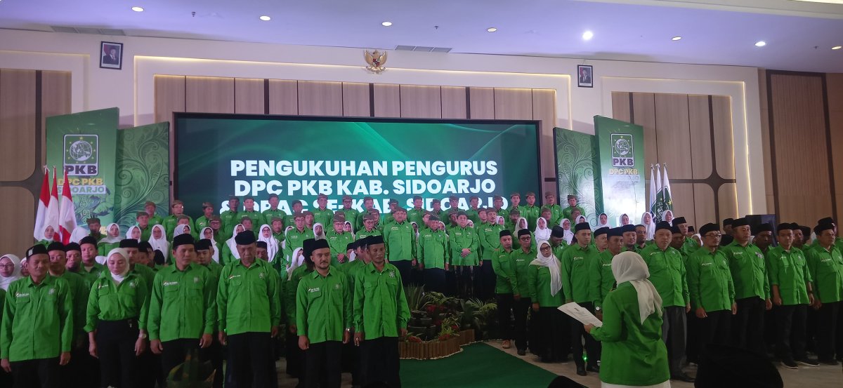 DPC PKB Sidoarjo Resmi Dikukuhkan 2026-2031, Target 22 Kursi dan Menang Pilkada 2029