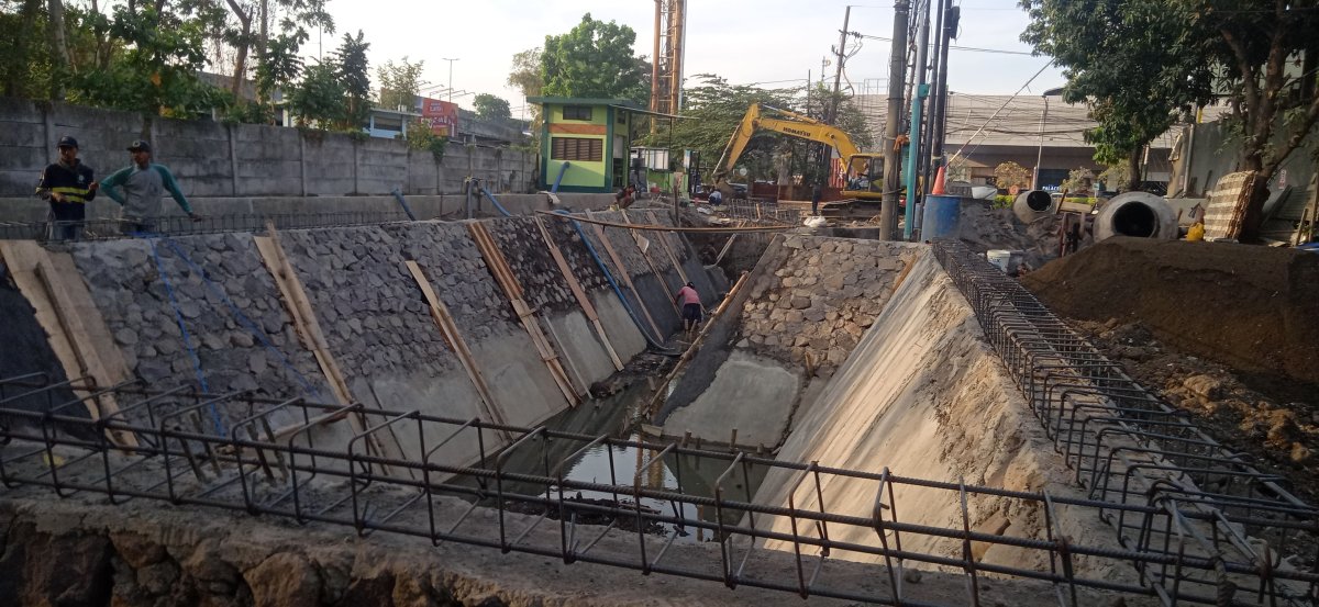 Rumah Pompa Lippo Sidoarjo Ditarget Rampung Sebelum Desember, Progres 26,67%